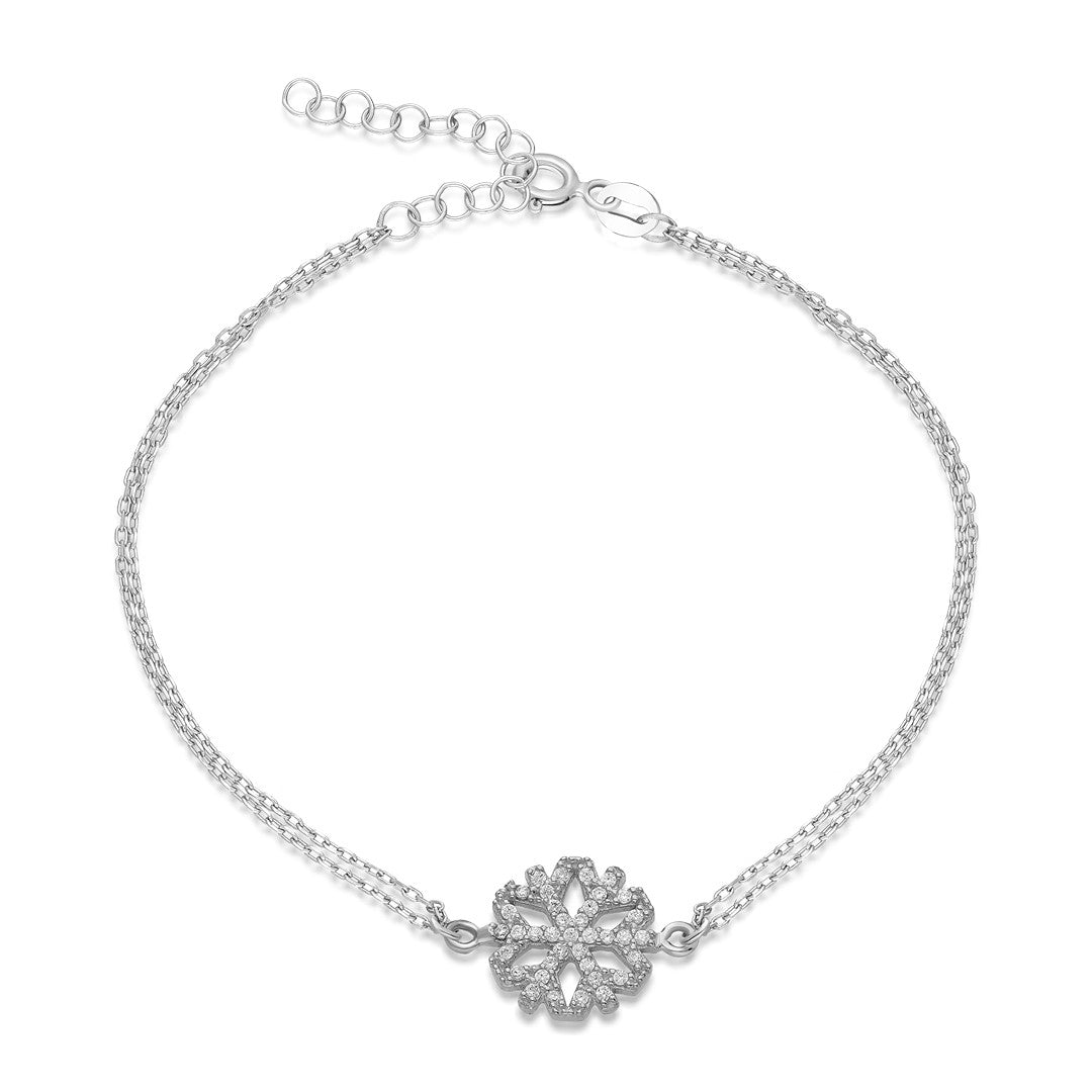 Snowflake Bracelet - 925 Silver