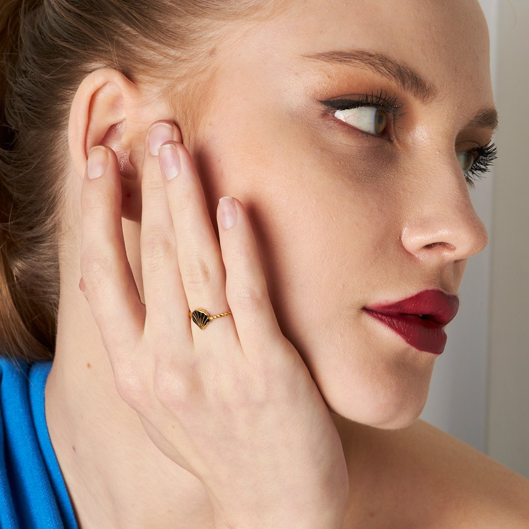 Sea Shell Ring - 925 SILVER