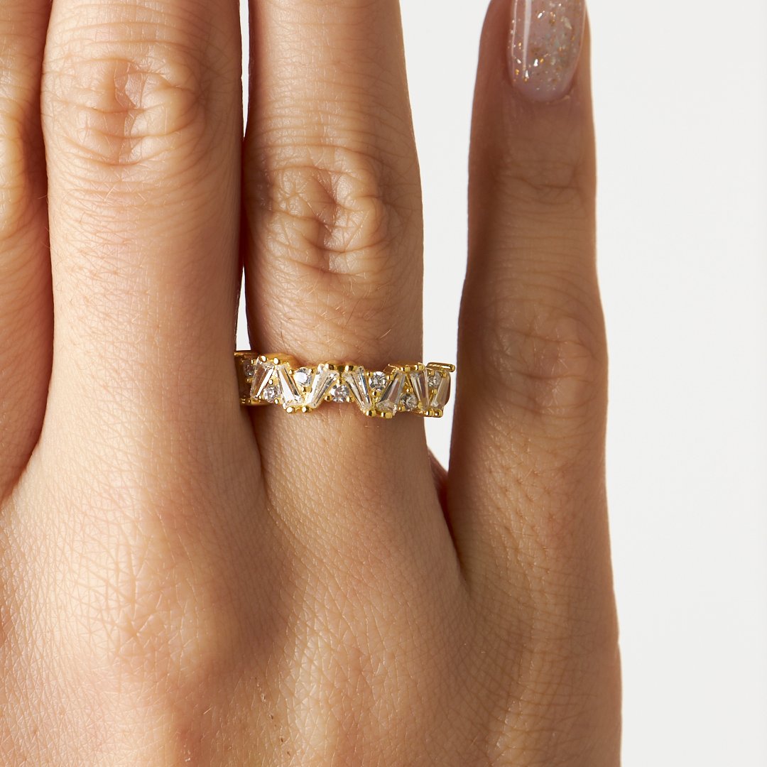 BAGUETTE RING | 925 SILBER
