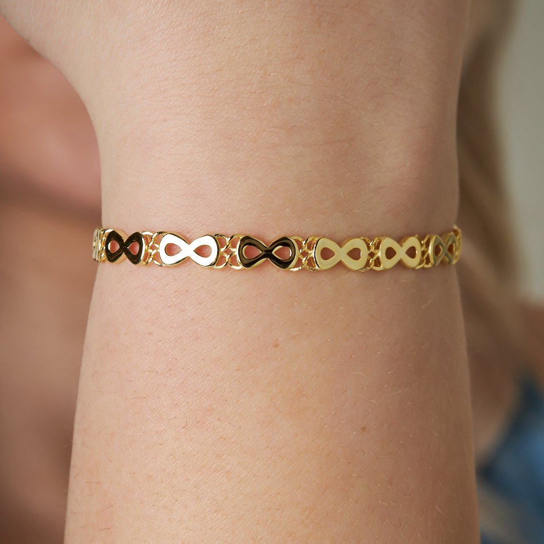Infinite Row Bracelet - 925 SILVER