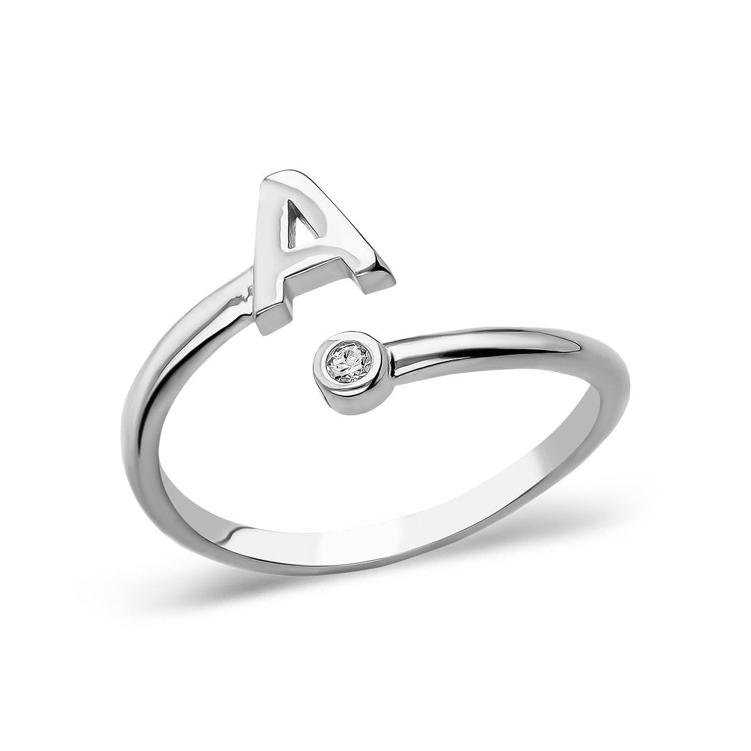 LUXUS LETTER RING | 925 SILBER