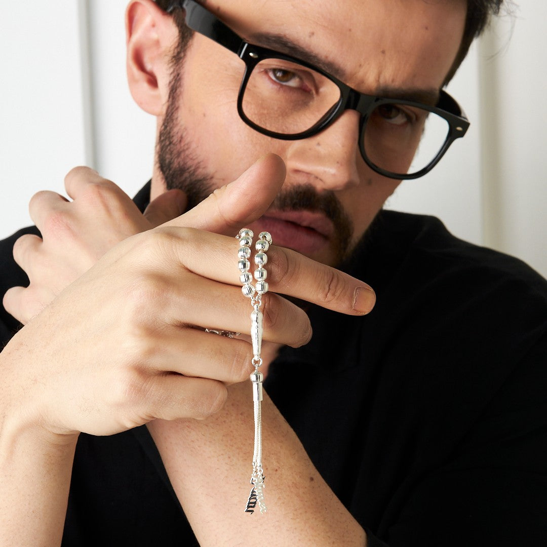 Two-name rosary - 925 SILVER