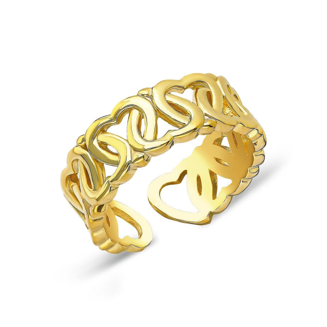 Heart Ivy Ring - 925 SILVER