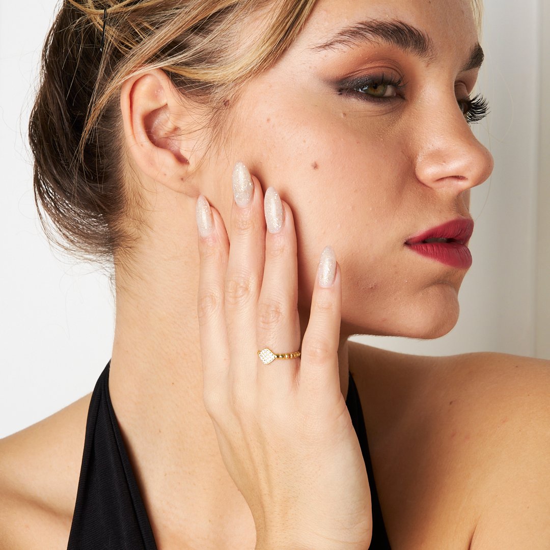 Disc Model Ring - 925 SILVER