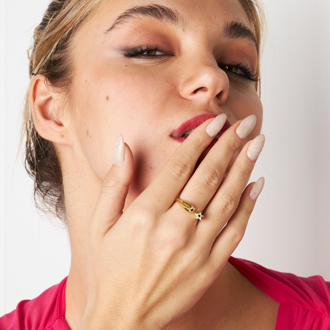Star Sparkling Ring - 925 SILVER