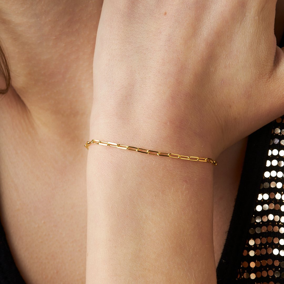 Link Chain Bracelet - 925 SILVER