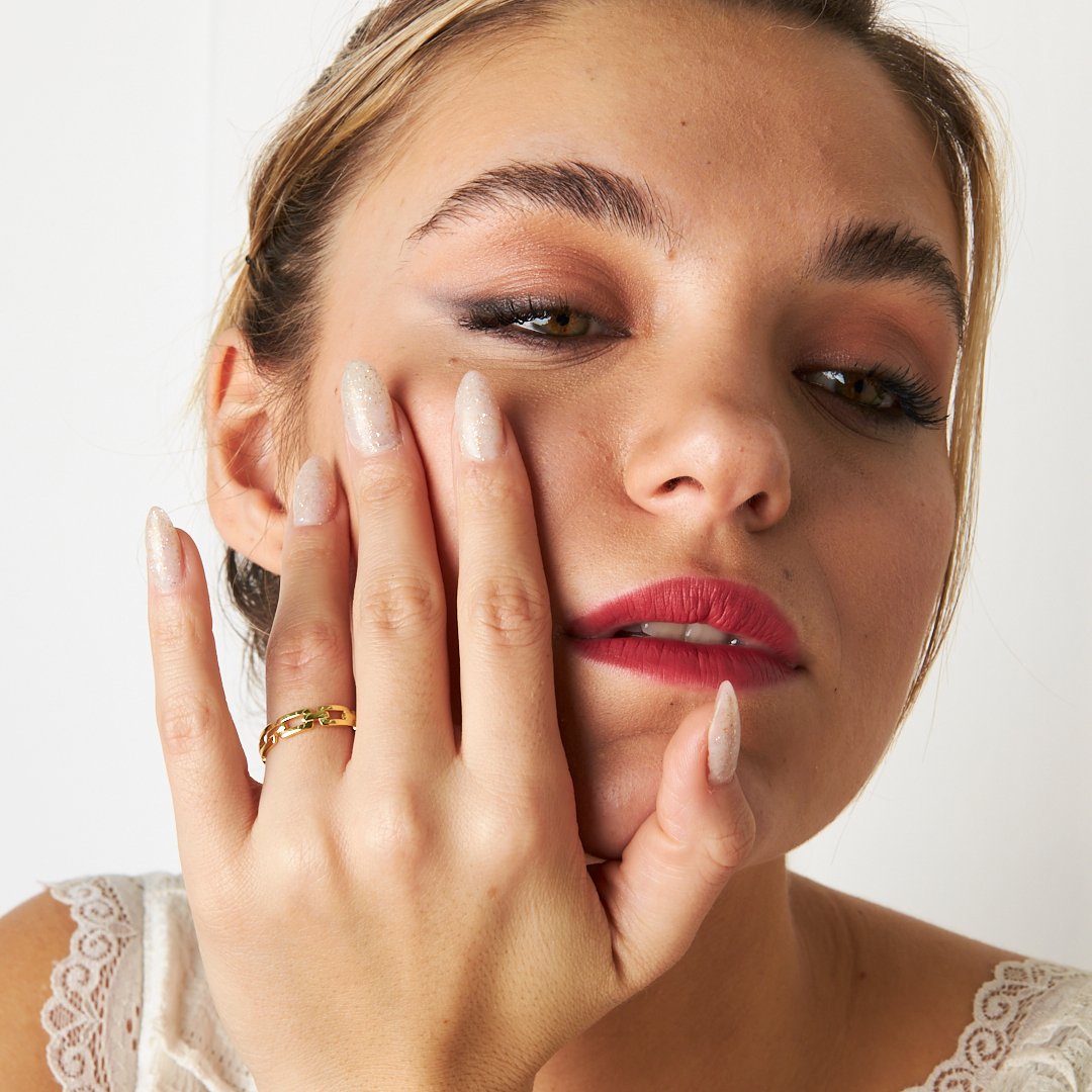 KLAMMER RING | 925 SILBER