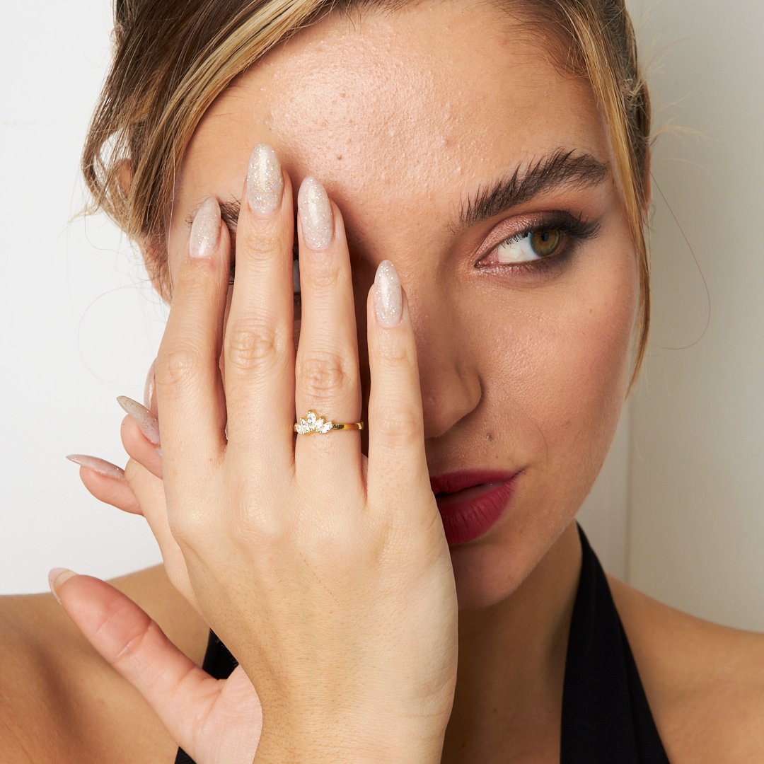 Shuttle Stone Ring - 925 SILVER