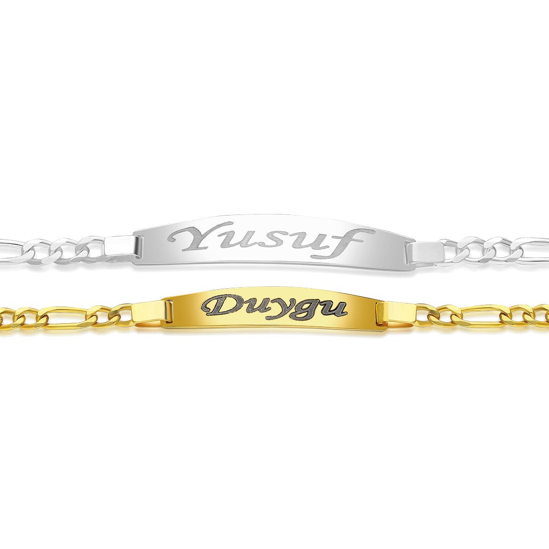 Name Bracelet Set - 925 Silver
