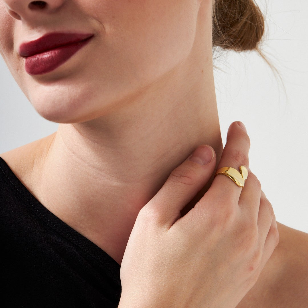 TROPFEN RING | 925 SILBER