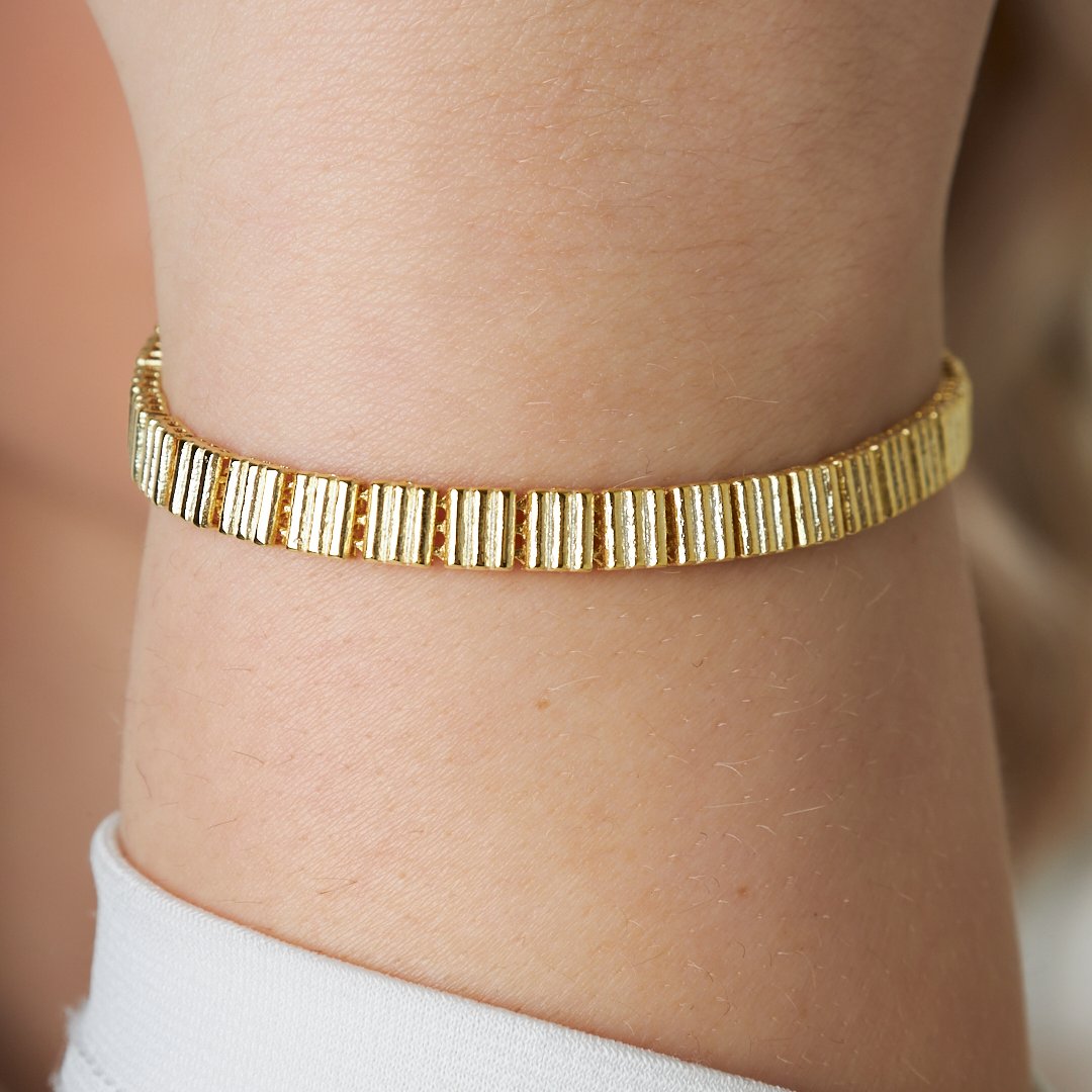 Striped Model Bracelet - 925 SILVER