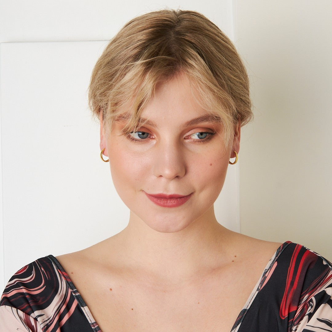 Simple Oval Earrings - 925 SILVER