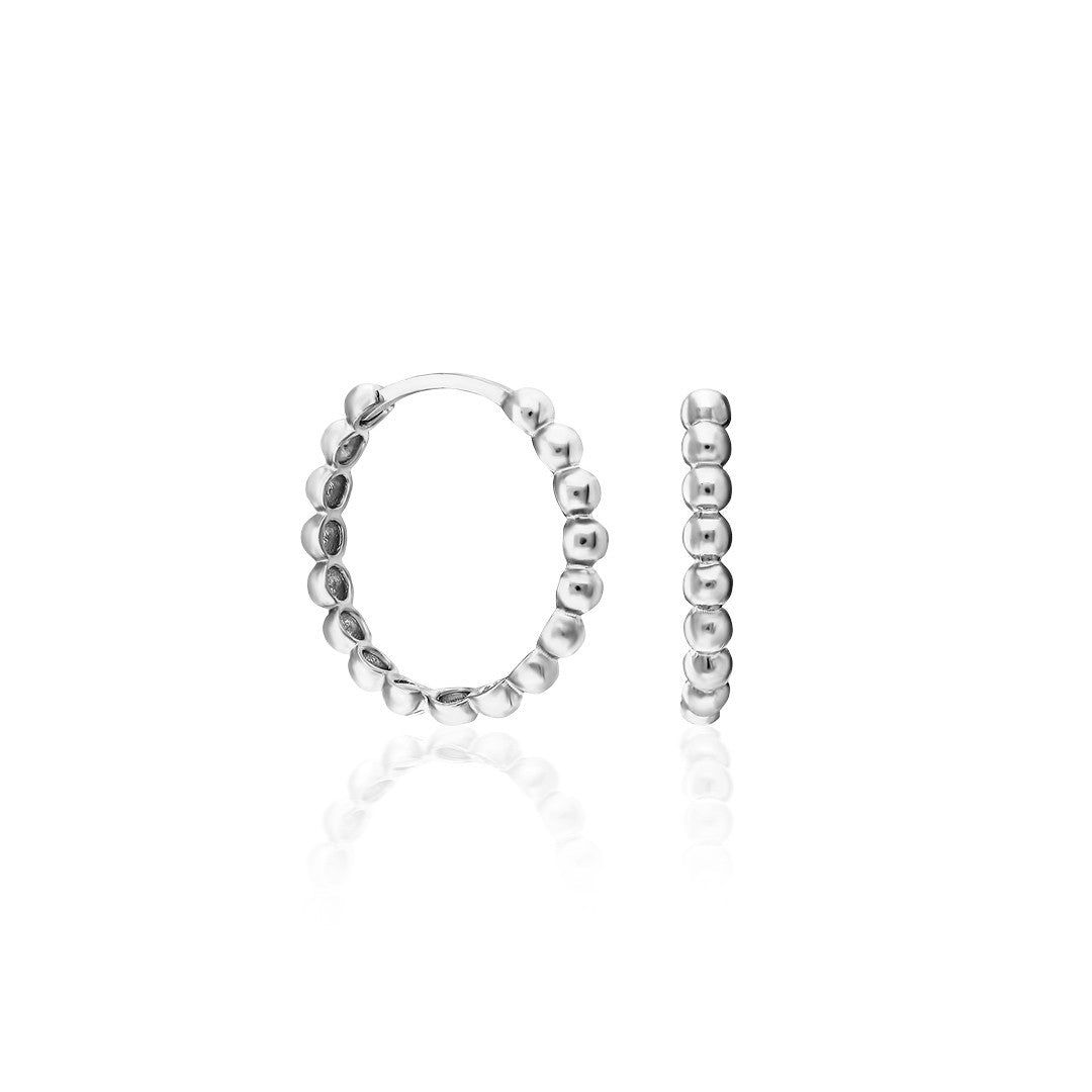 Dorica Hoop Earrings - 925 SILVER
