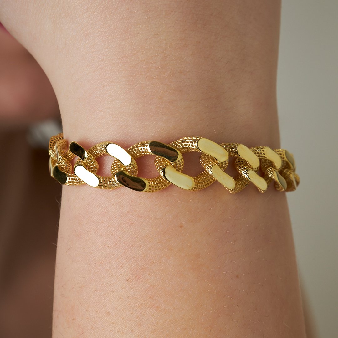 Motif Gourmet Bracelet - 925 SILVER