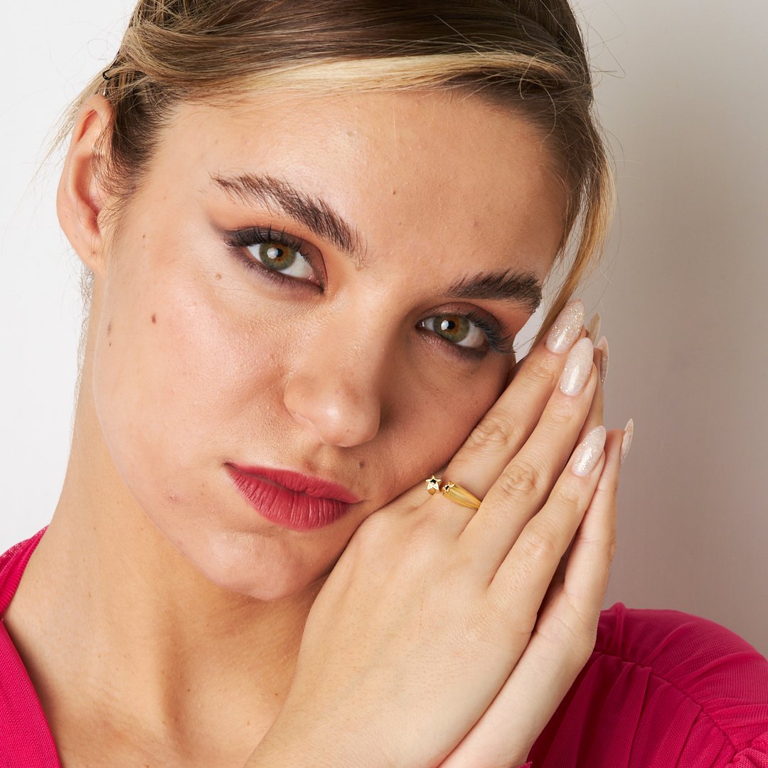 Star Sparkling Ring - 925 SILVER