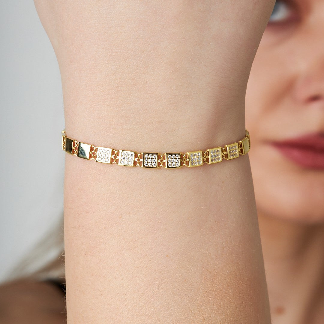 Square Bracelet - 925 SILVER