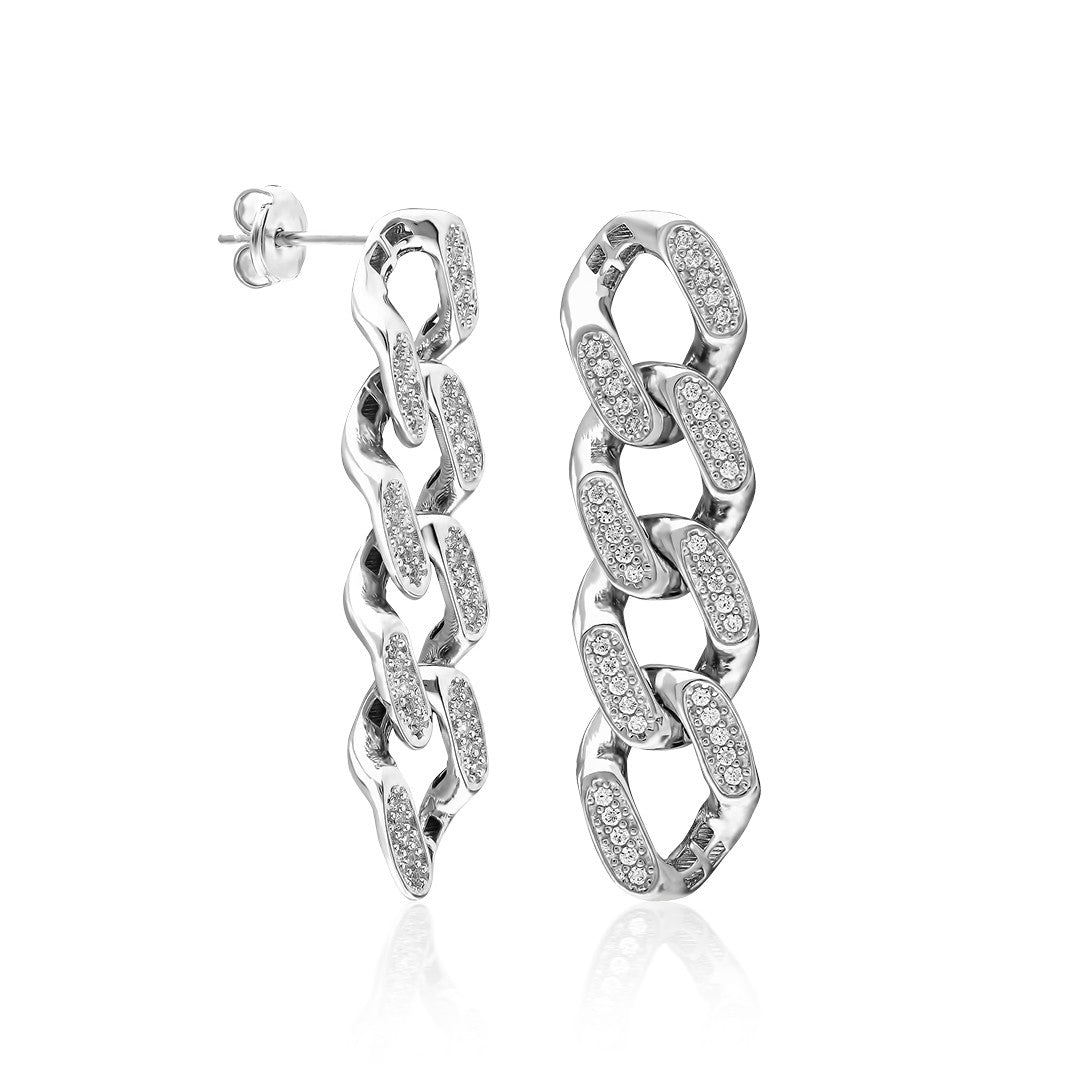 Gourmet Zircon Earrings - 925 SILVER