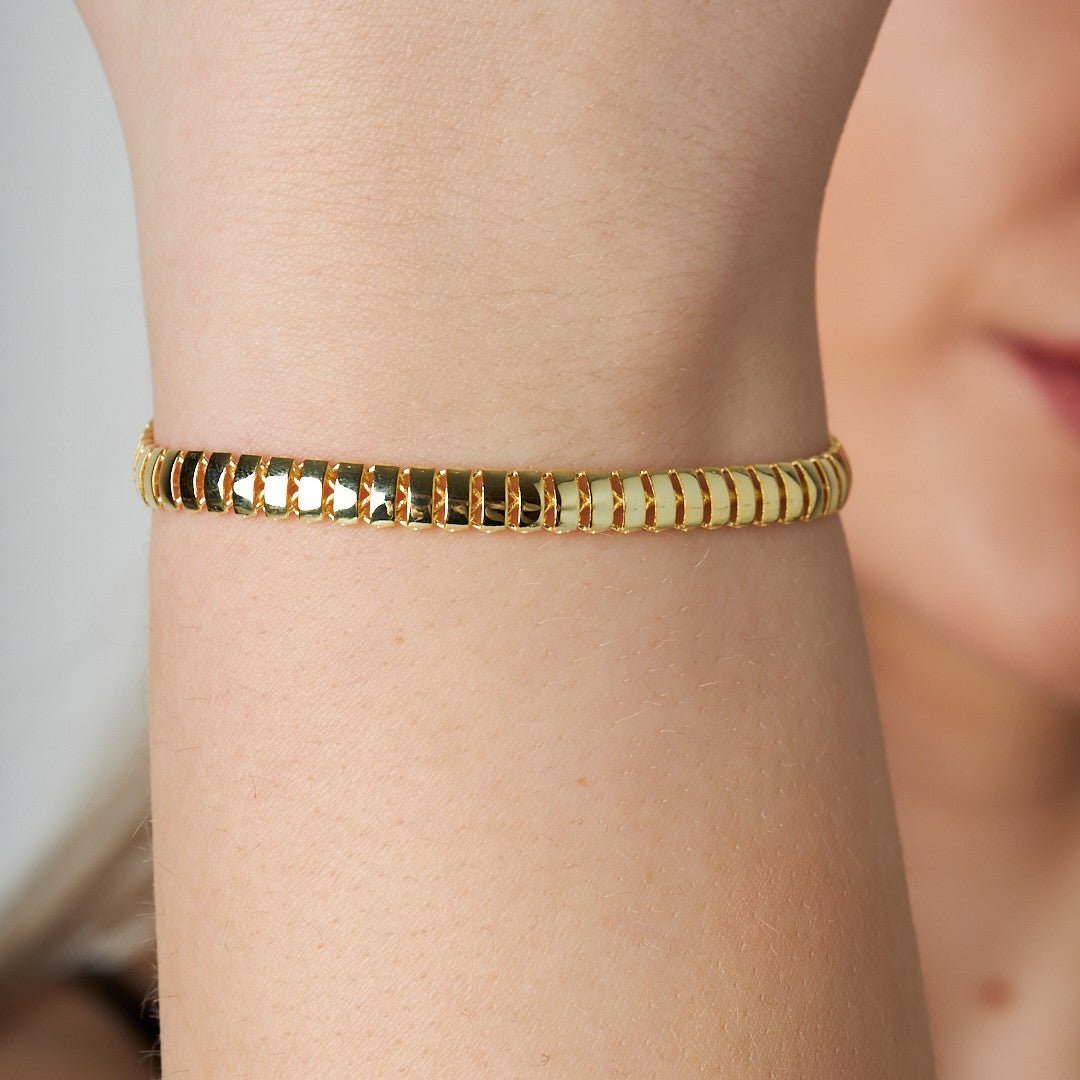 Herringbone Bracelet - 925 SILVER