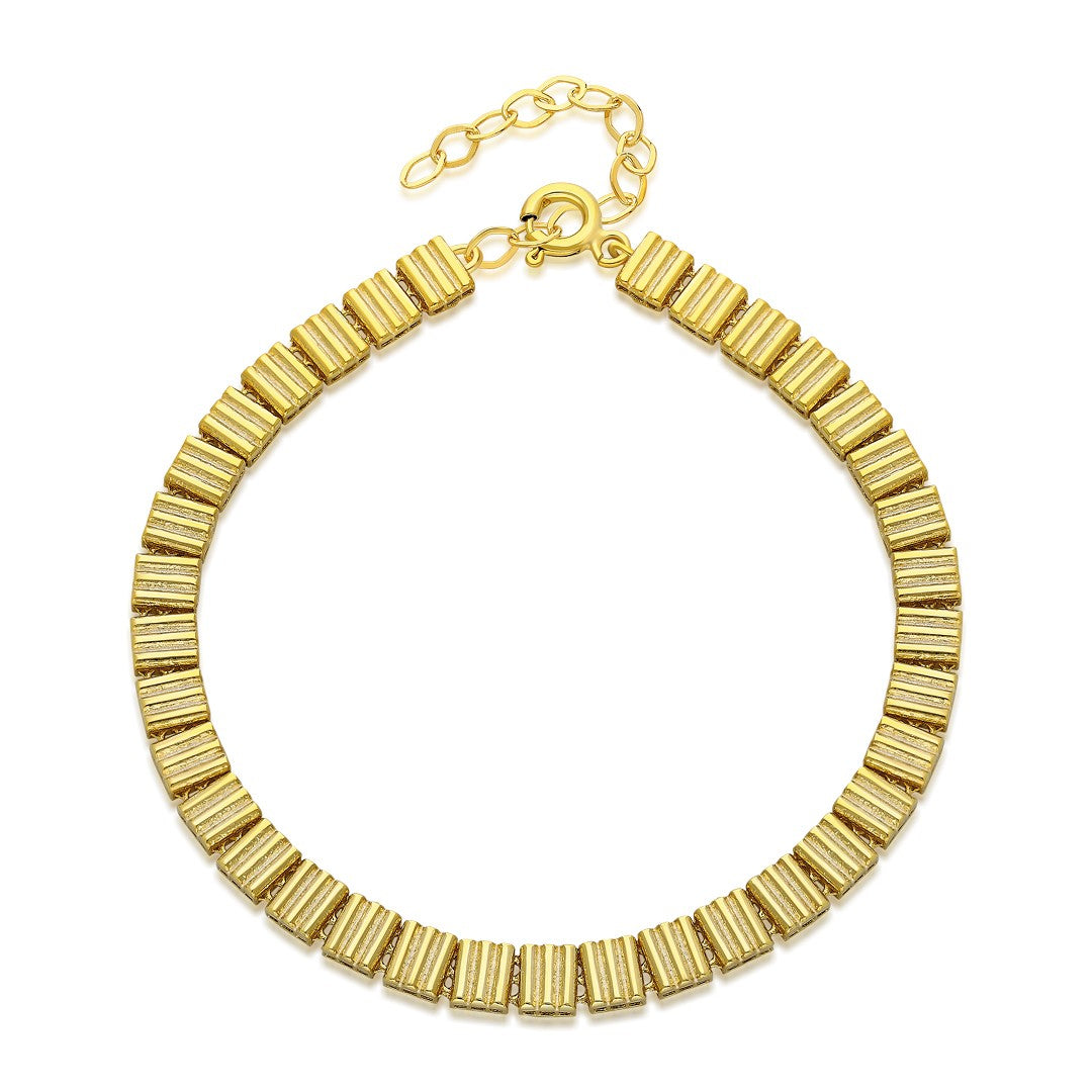 Striped Model Bracelet - 925 SILVER