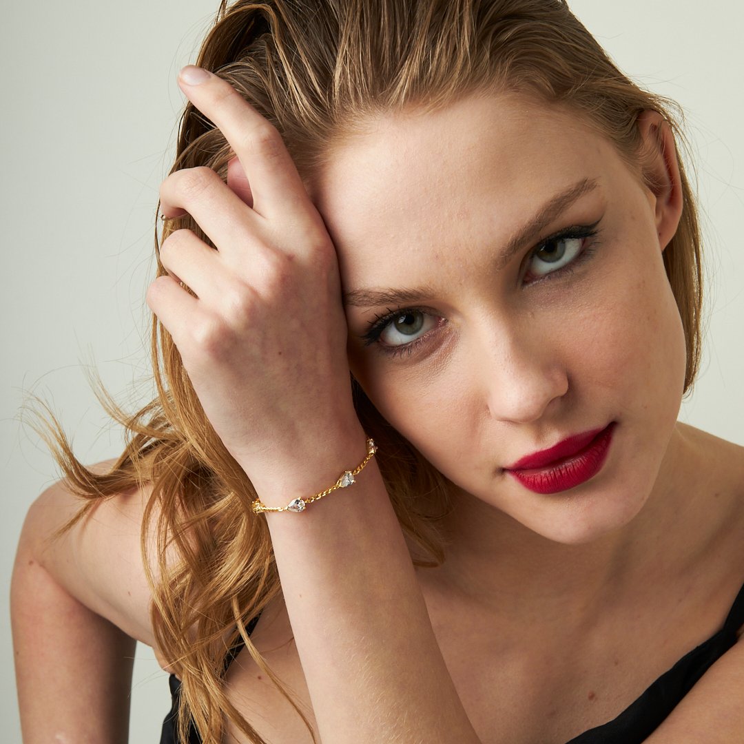 Teardrop Bracelet - 925 SILVER