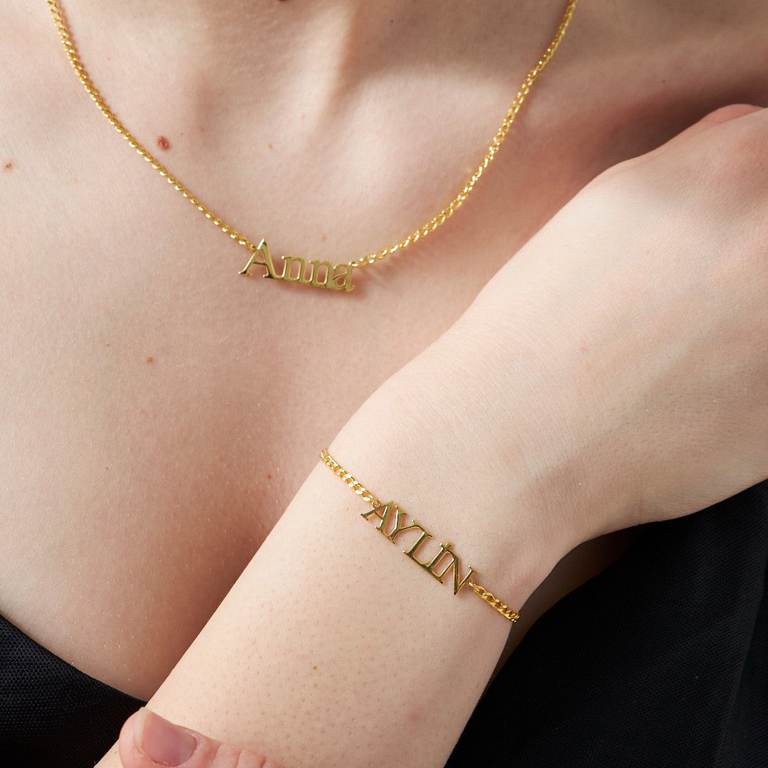 NAMENSKETTE SET | 925 SILBER