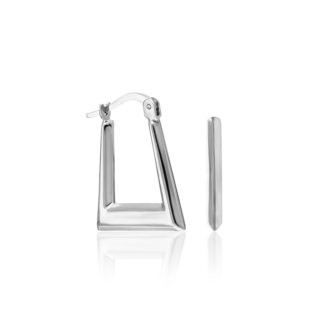 Trendy Asymmetric Earrings - 925 SILVER