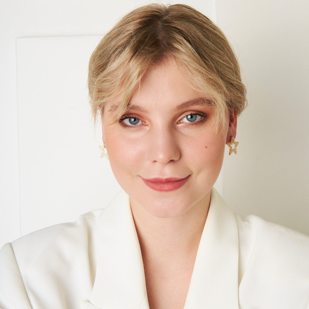 Hollywood Star Earrings - 925 Silver