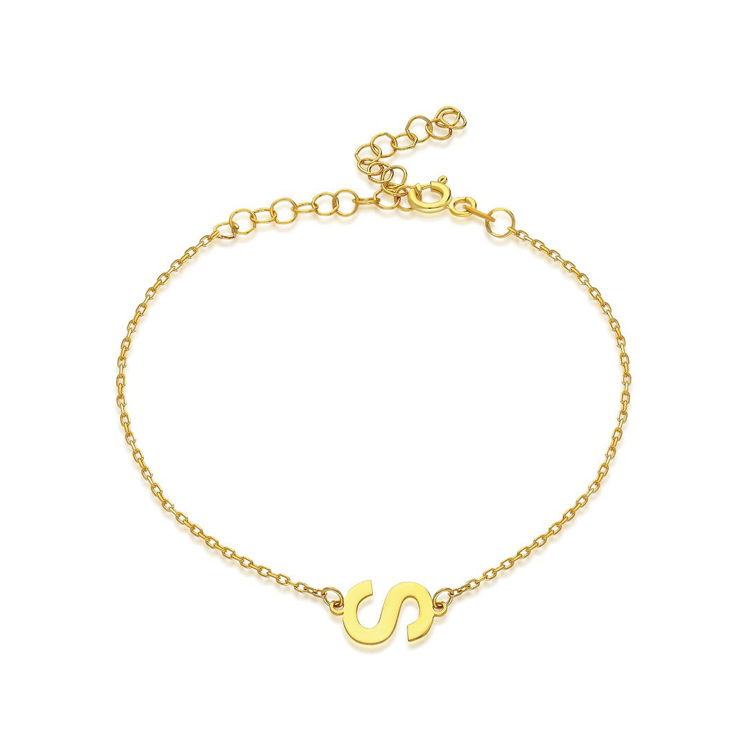 BASIC BUCHSTABEN ARMBAND | 925 SILBER