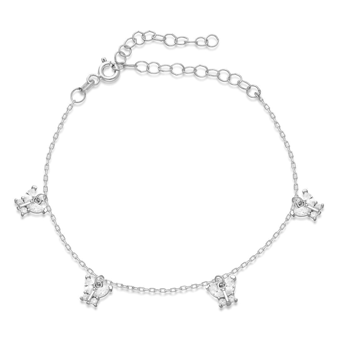 Mini Butterfly Bracelet - 925 SILVER