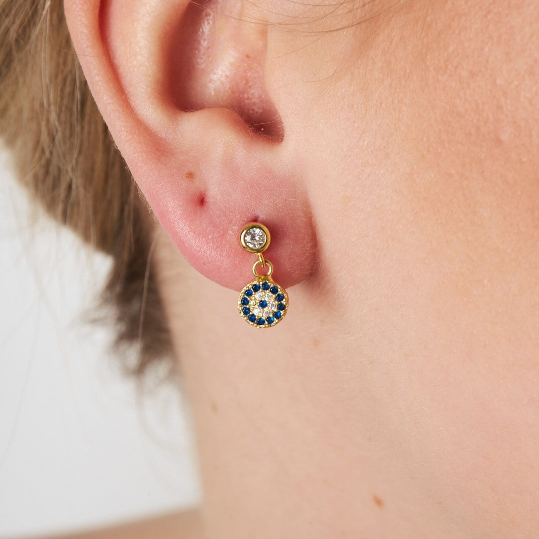 Evil Eye Earring - 925 SILVER