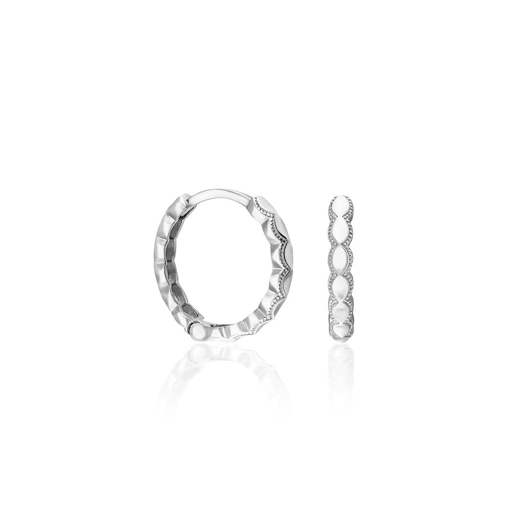 Oval Model Trend Earrings - 925 SILVER