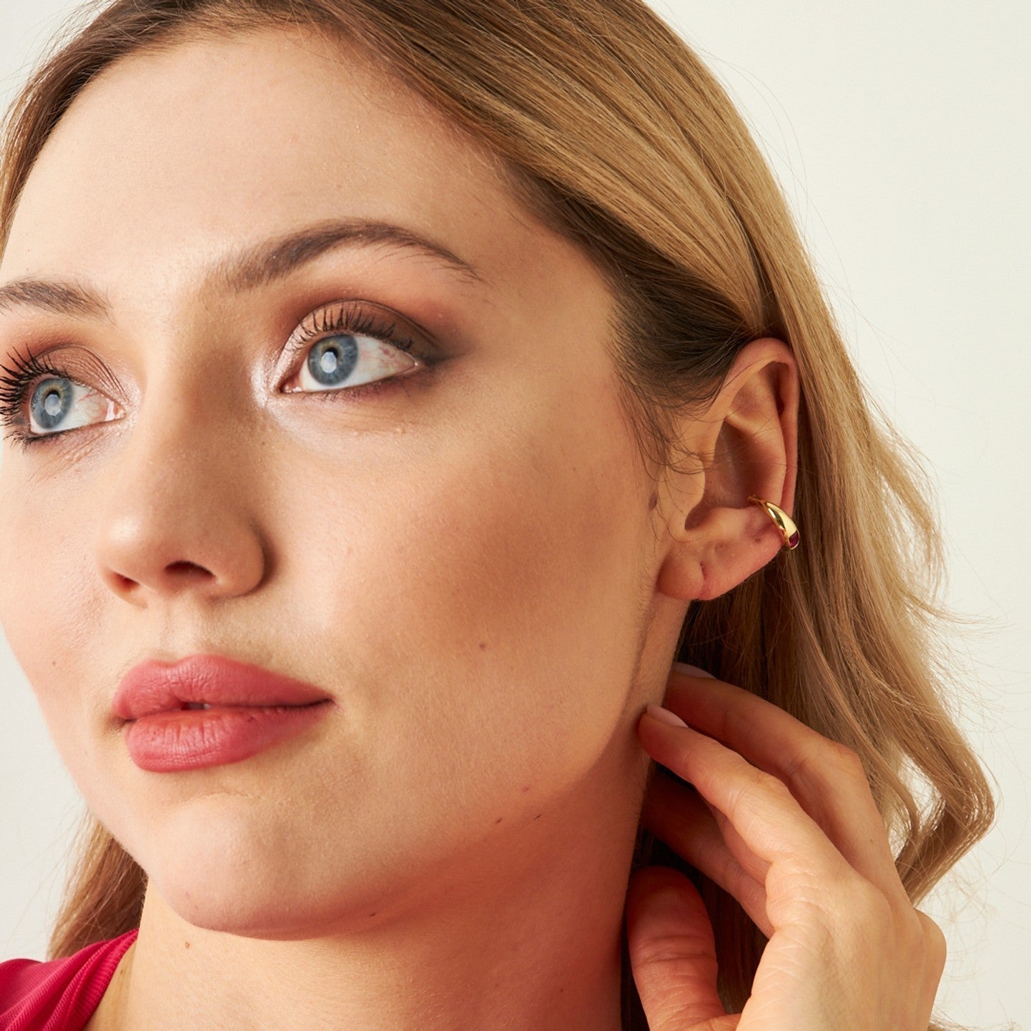 Fuchsia cartilage earring - 925 SILVER
