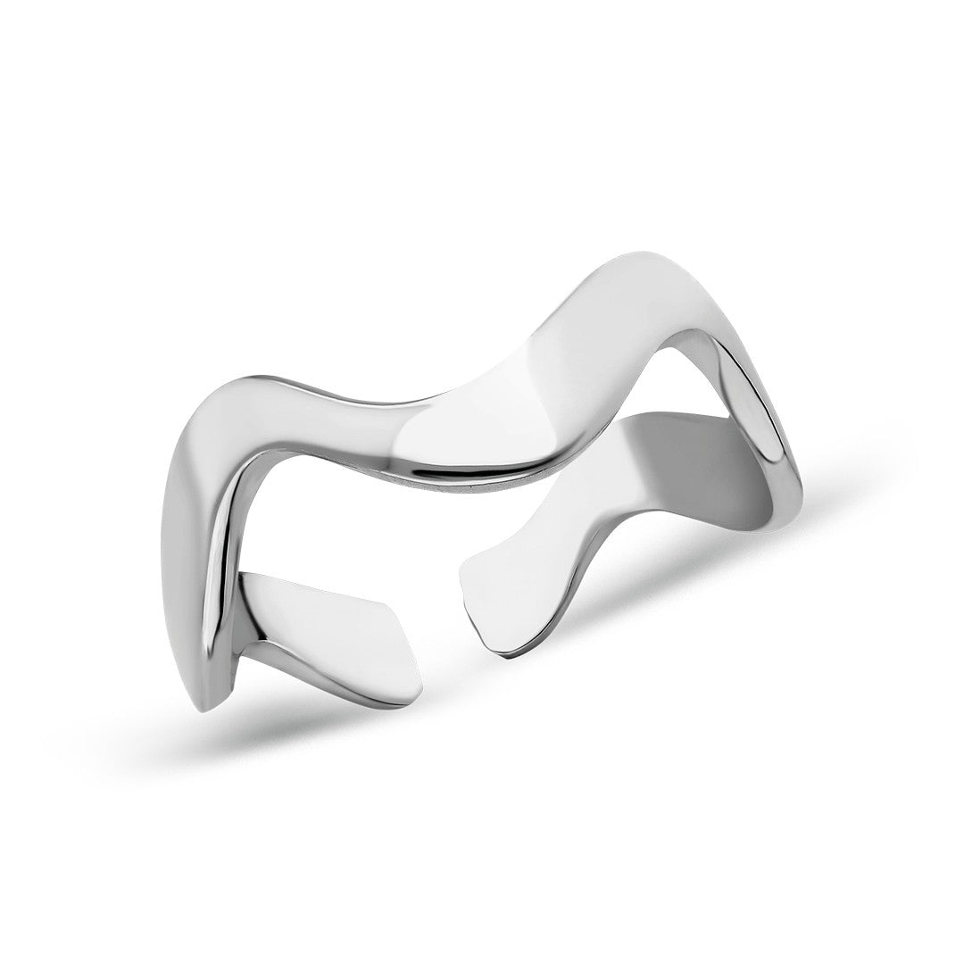 Wave Model Ring - 925 SILVER