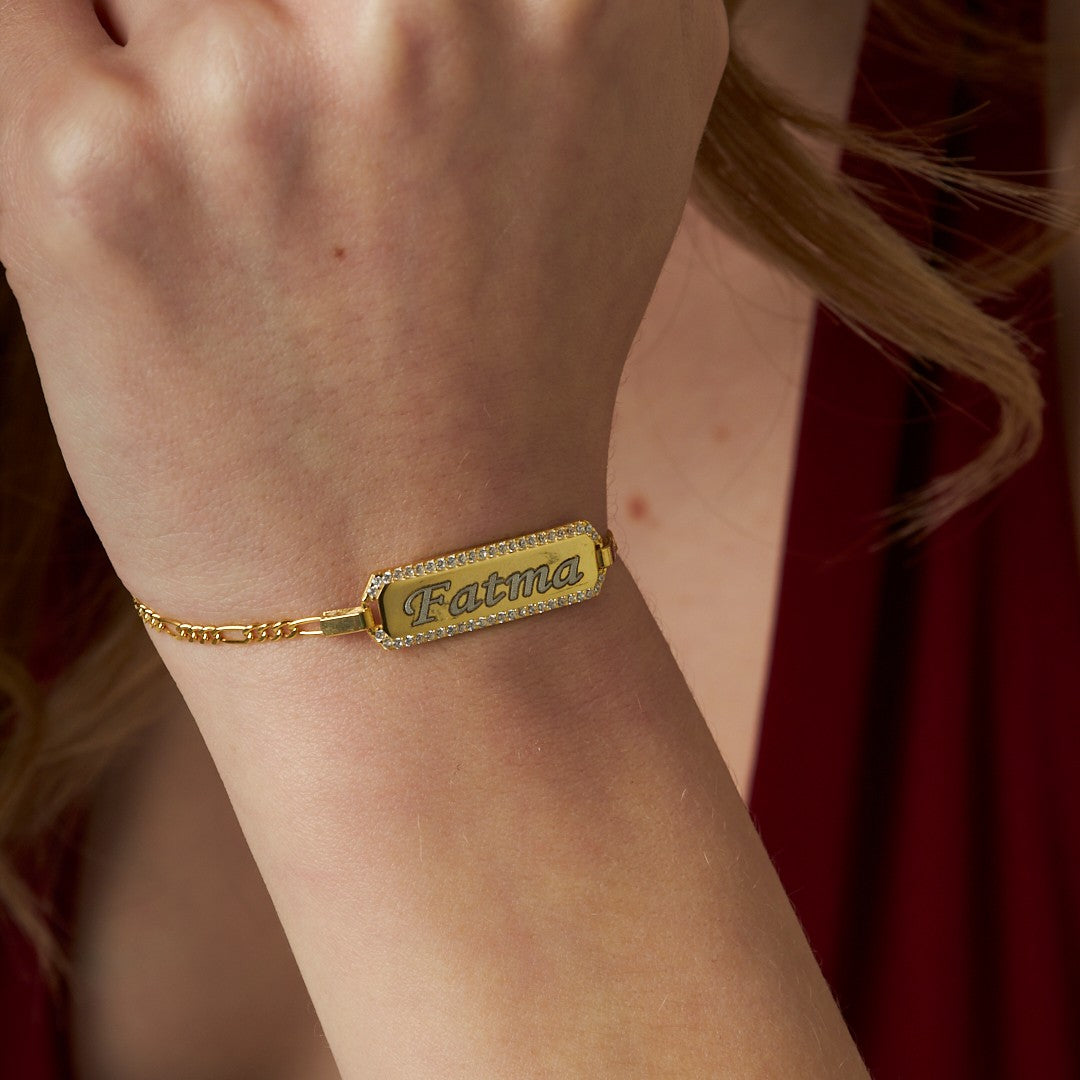 KINDER GRAVUR ARMBAND 13 | 925 SILBER