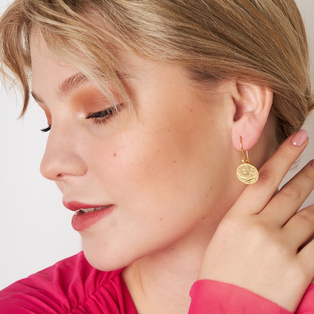 Dorica Tughra Earring - 925 SILVER