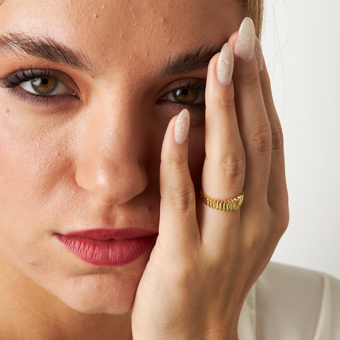 WAVE DESIGN RING | 925 SILBER