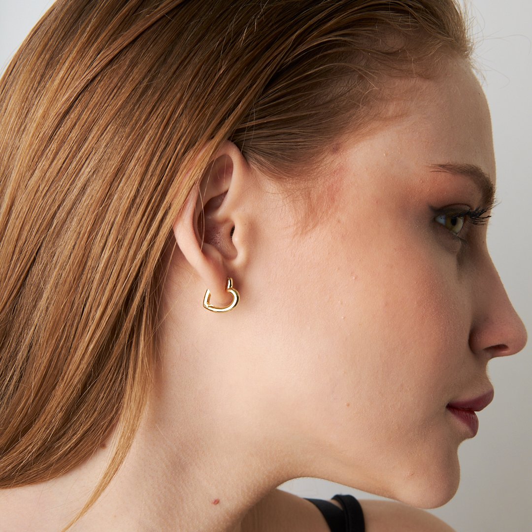 Heart Piercing - 925 SILVER