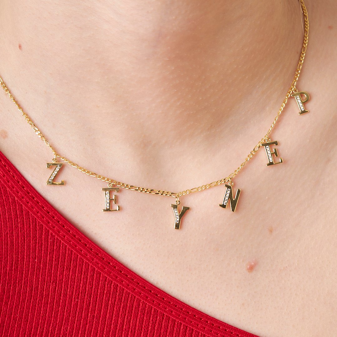 STILVOLLES NAMENSSET - 925 SILBER