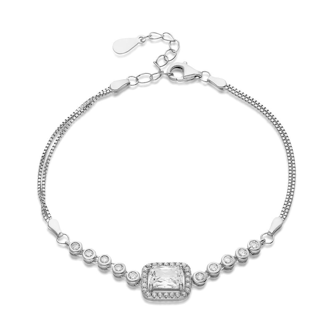 Baguette Elegance Bracelet - 925 SILVER