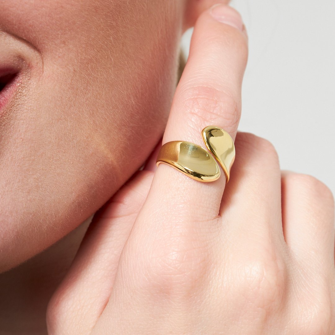 TROPFEN RING | 925 SILBER