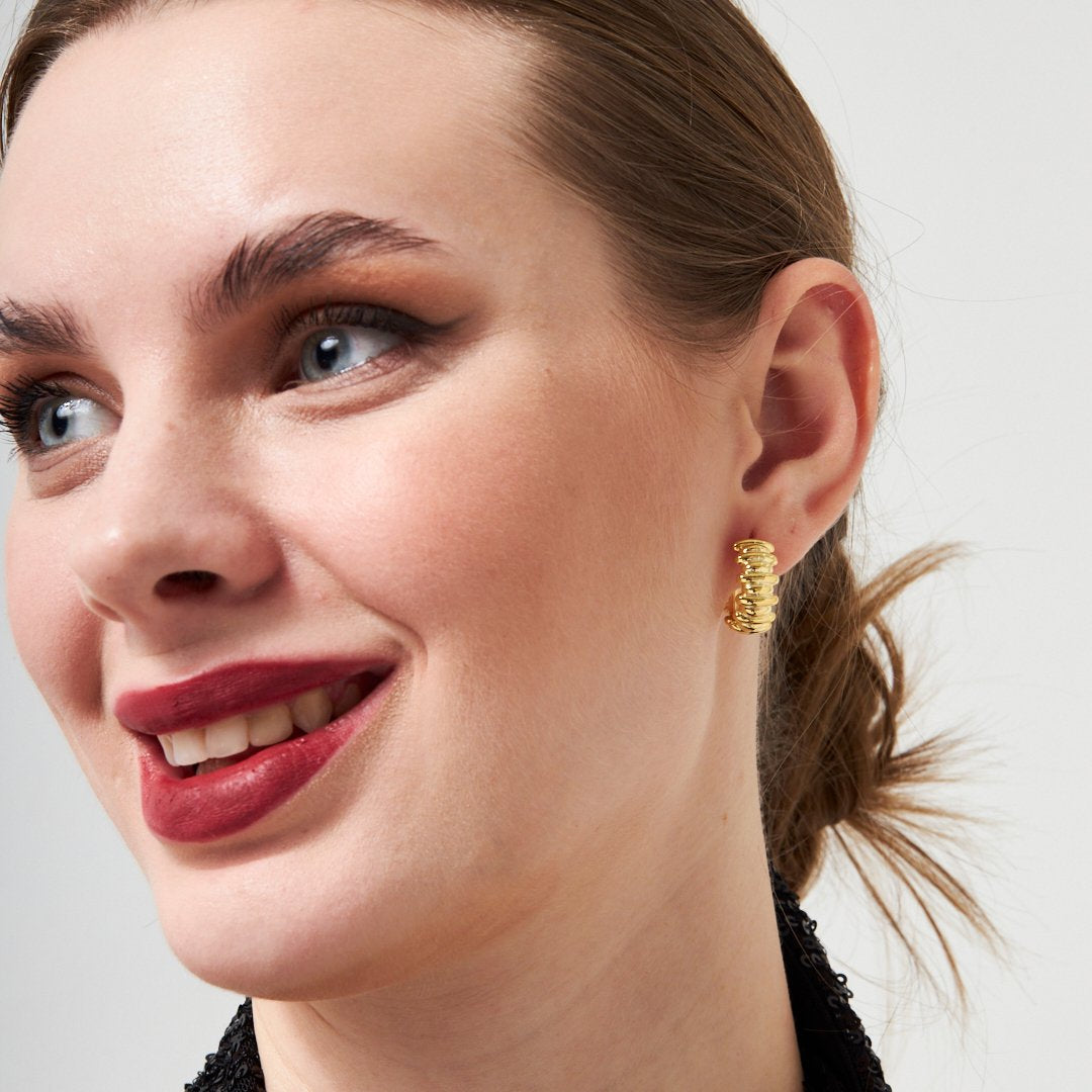 Zigzag Earrings - 925 Silver