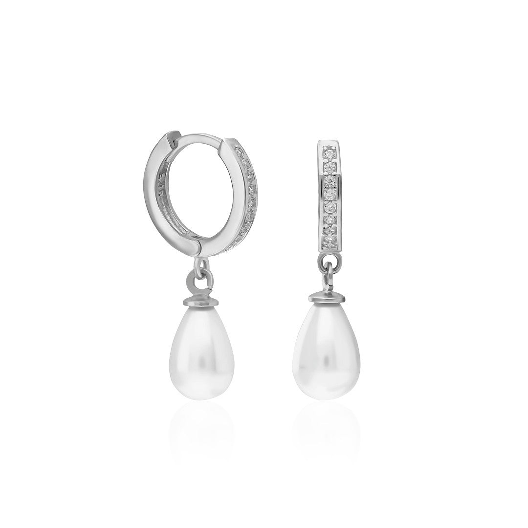 Pearl Earrings - 925 Silver