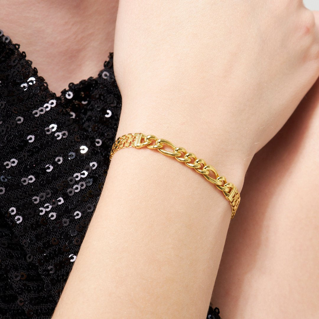 Thick Chain Bracelet - 925 SILVER