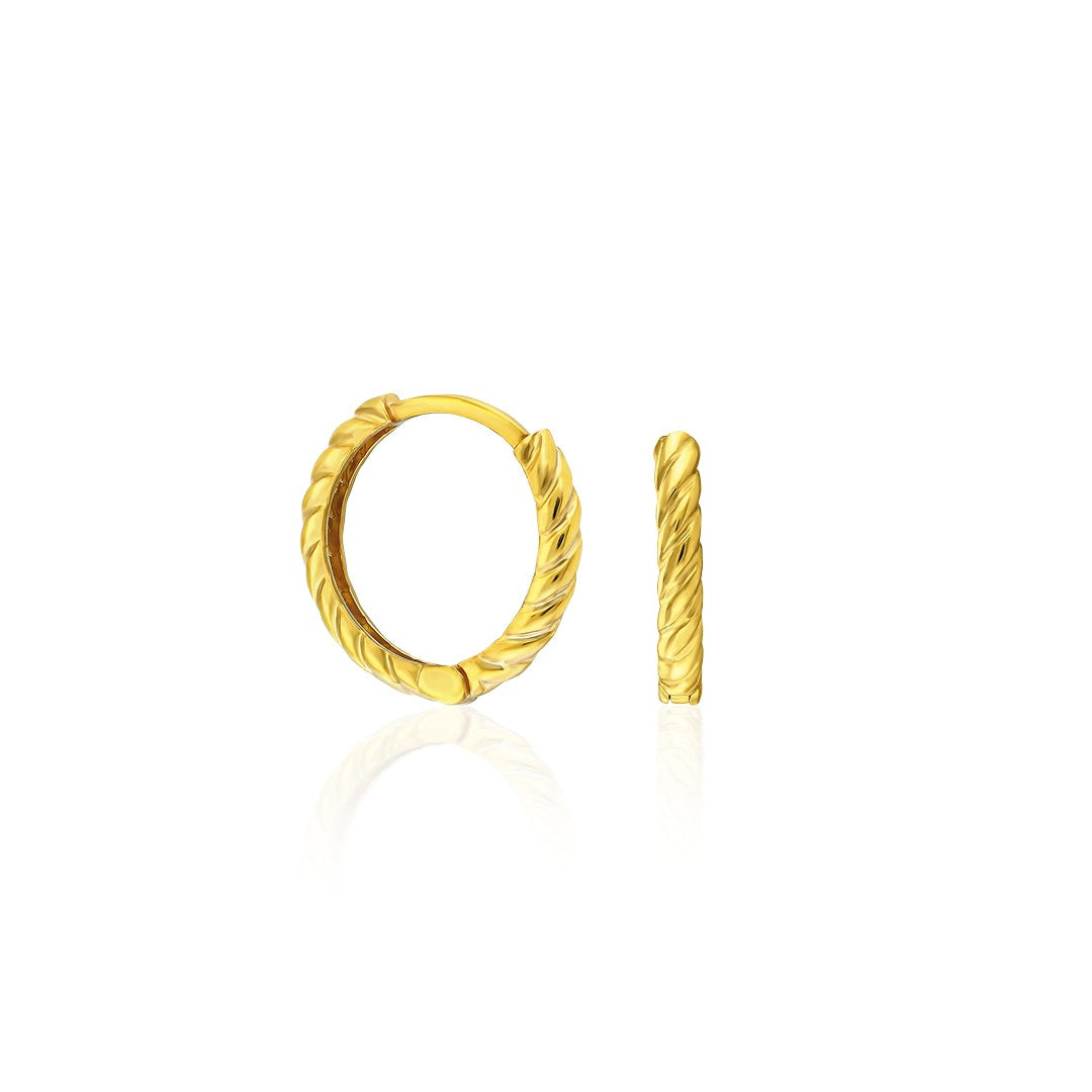 Curly Earrings - 925 Silver