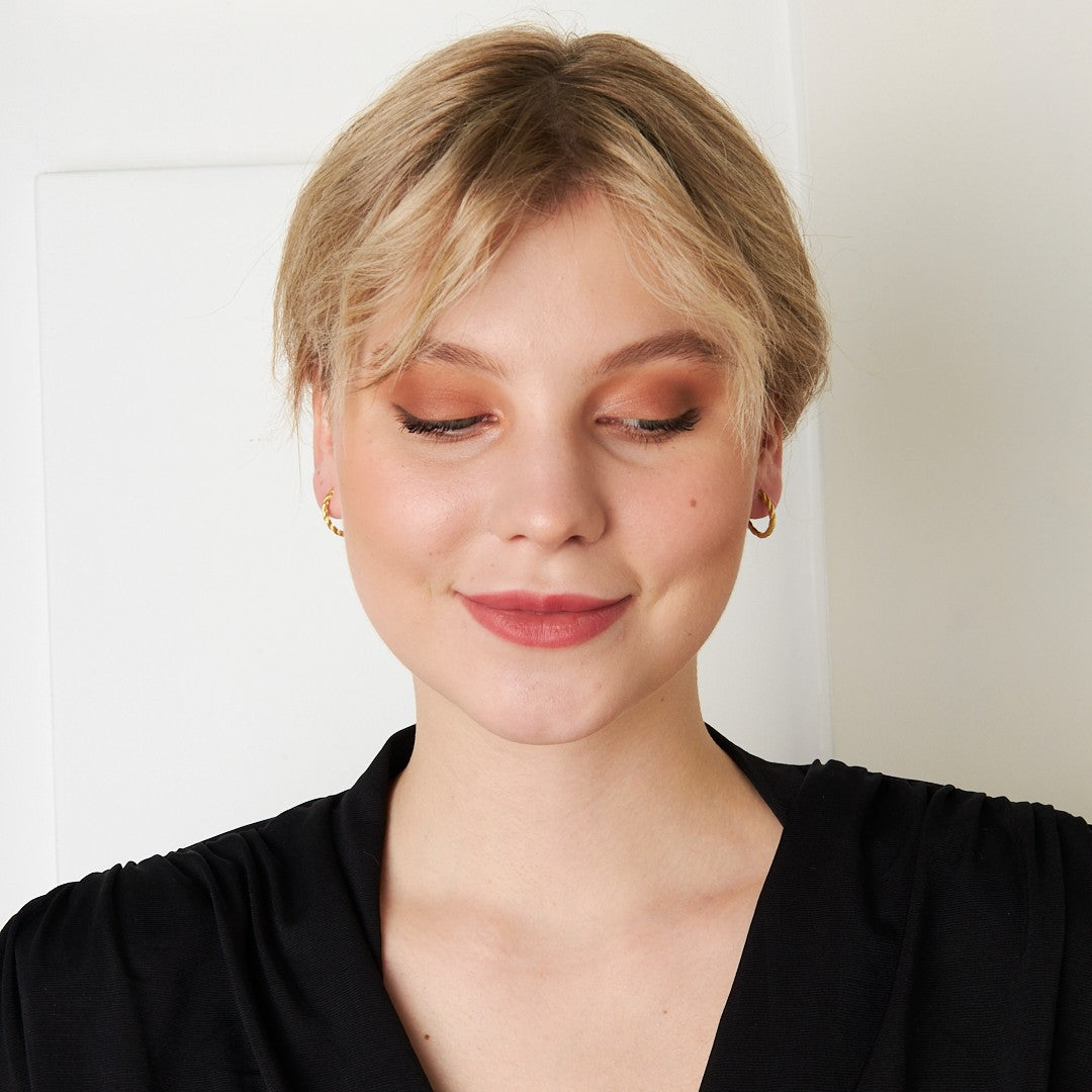 Double Twisted Hoop Earrings - 925 Silver