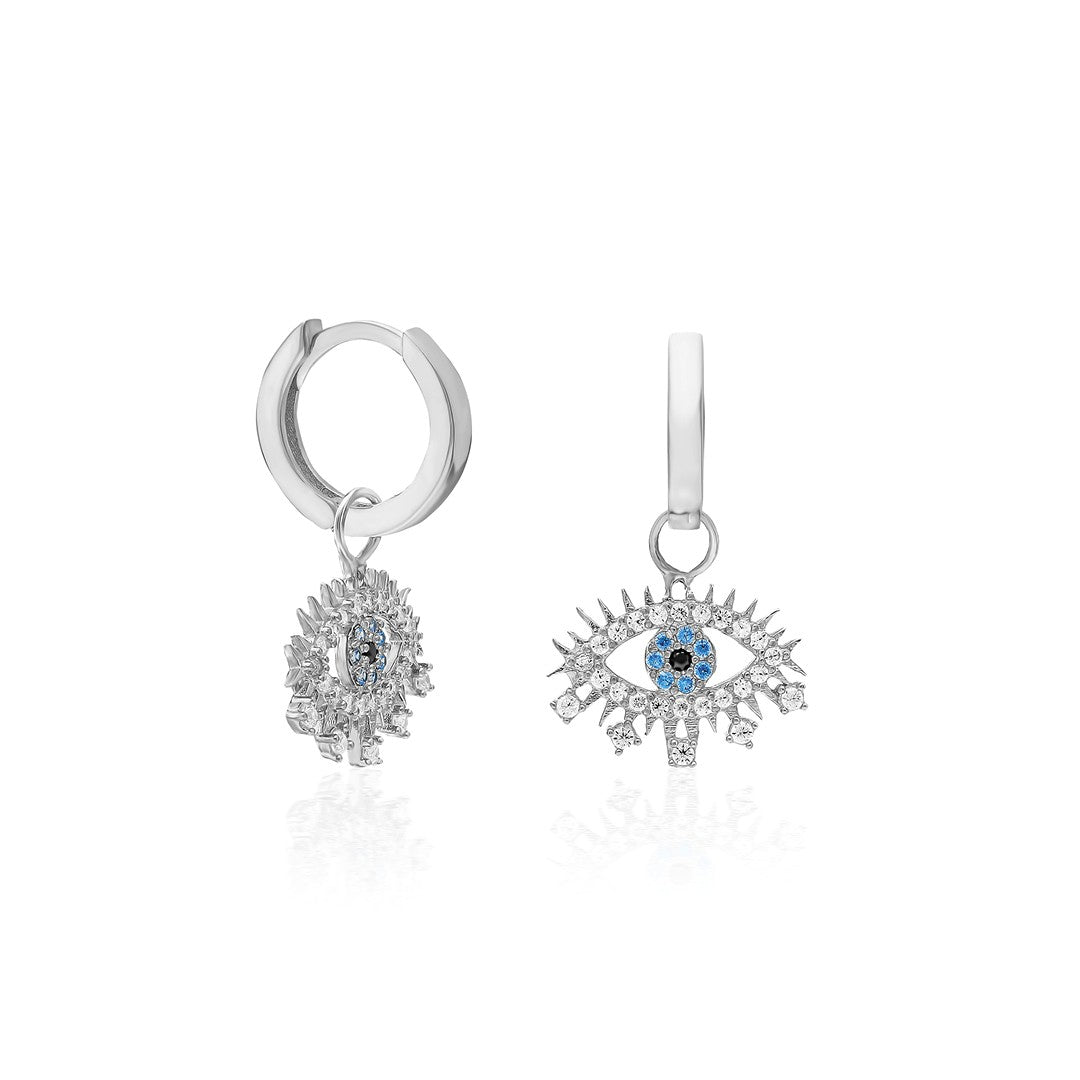 Eyelash Earrings - 925 Silver