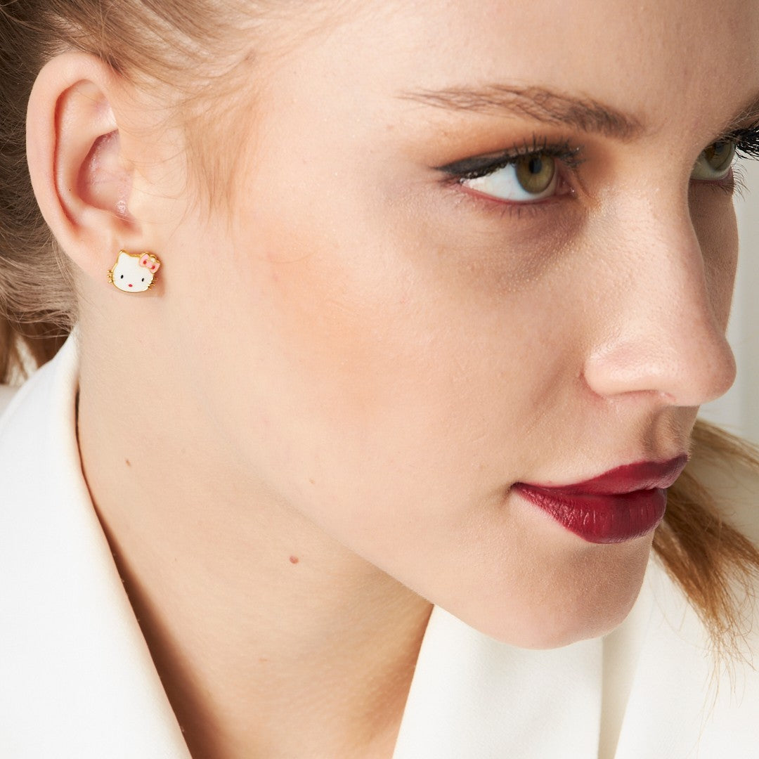 Hello Kitty Earrings - 925 Silver