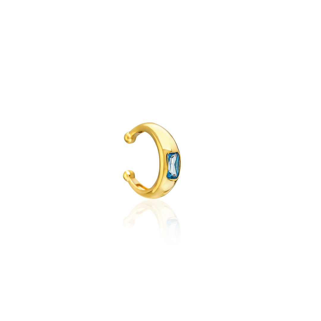 Zircon Stone Cartilage Earrings - 925 SILVER