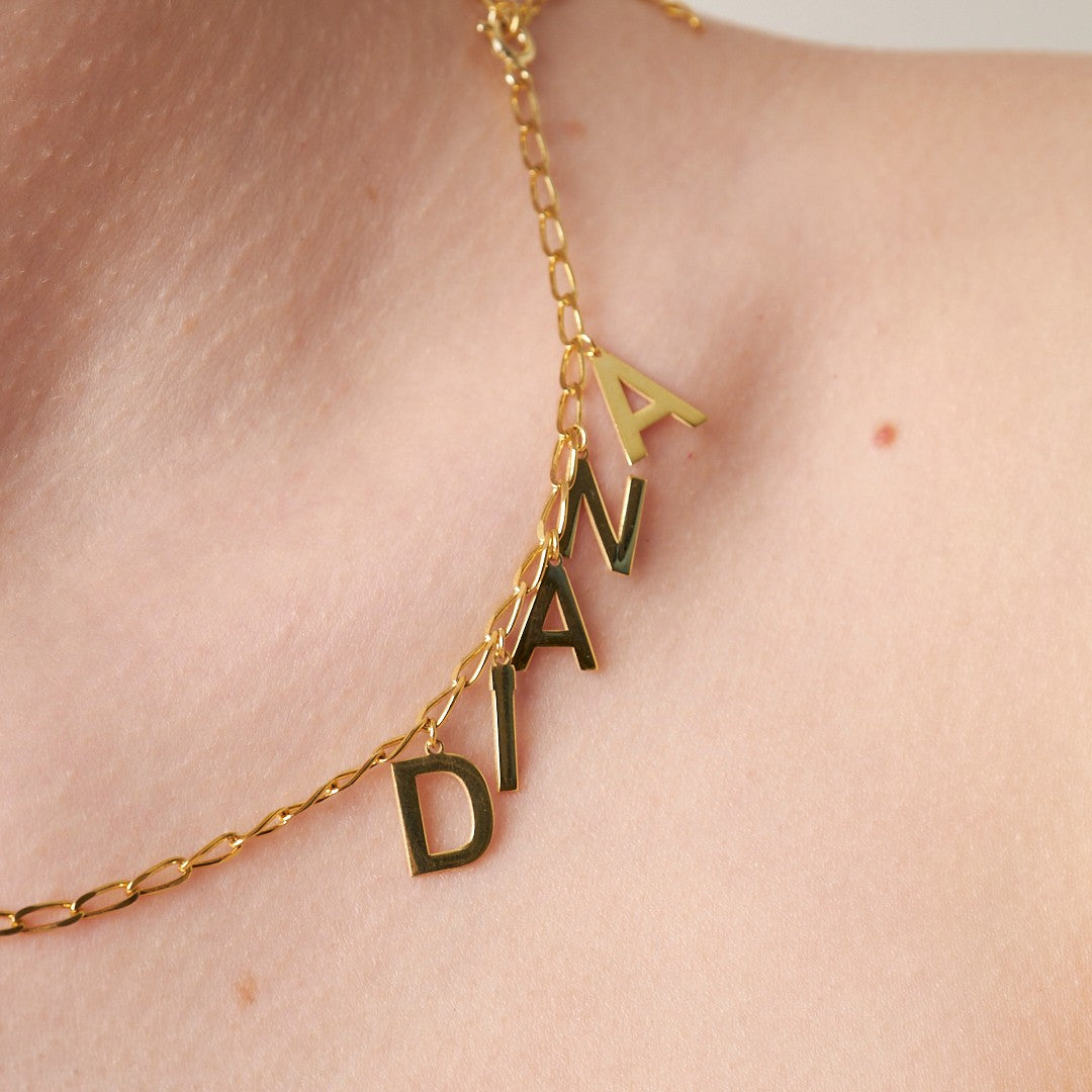 NAMENS BUCHSTABEN SET | 925 SILBER