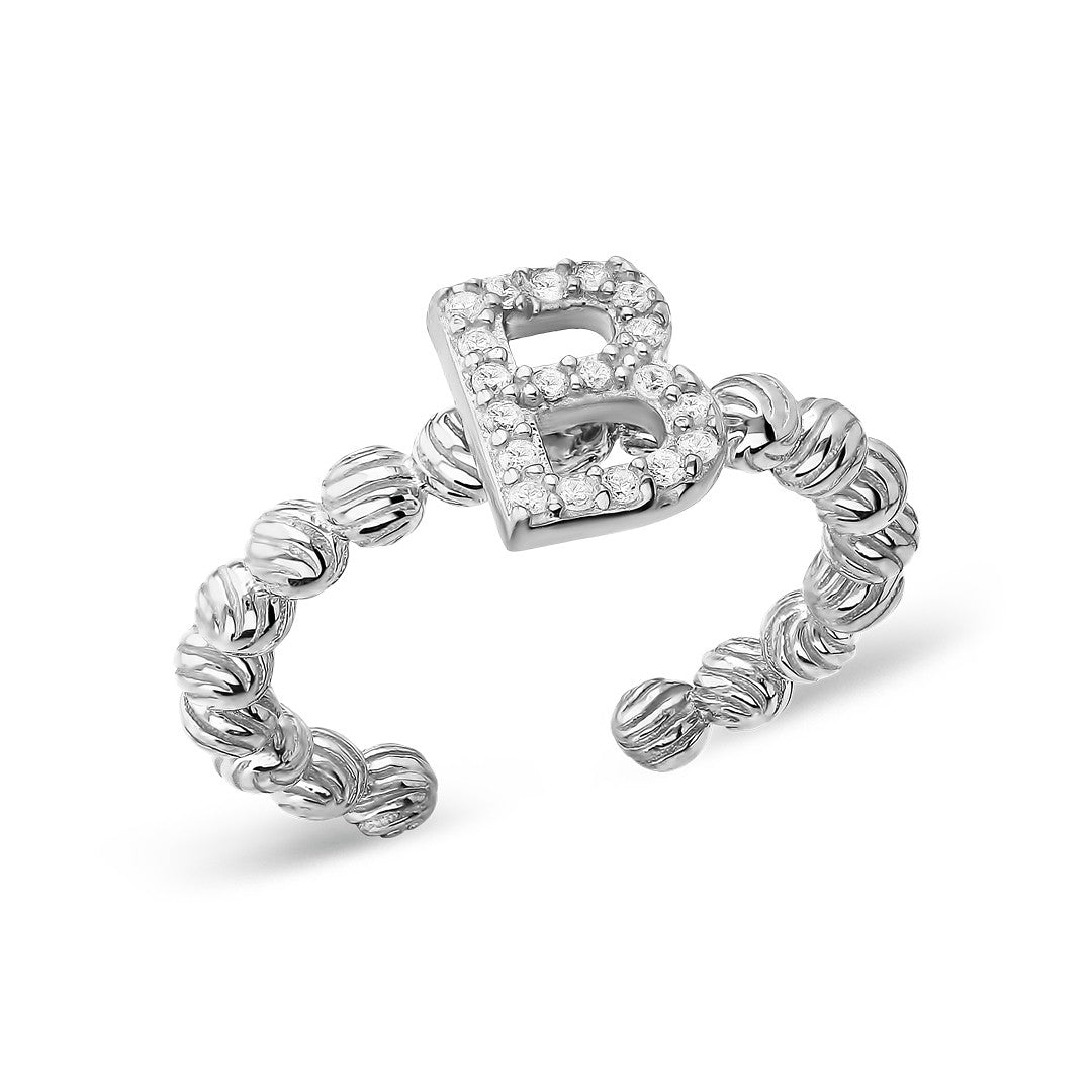 DORIKA LETTER RING | 925 SILBER